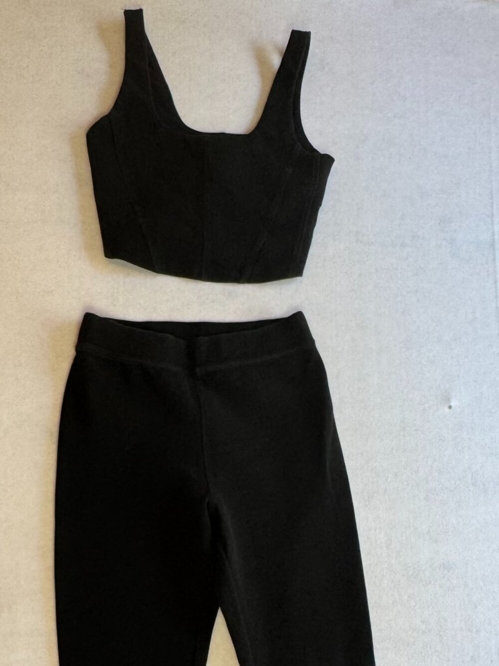 Aerie Set Black Small Top Med Bottom